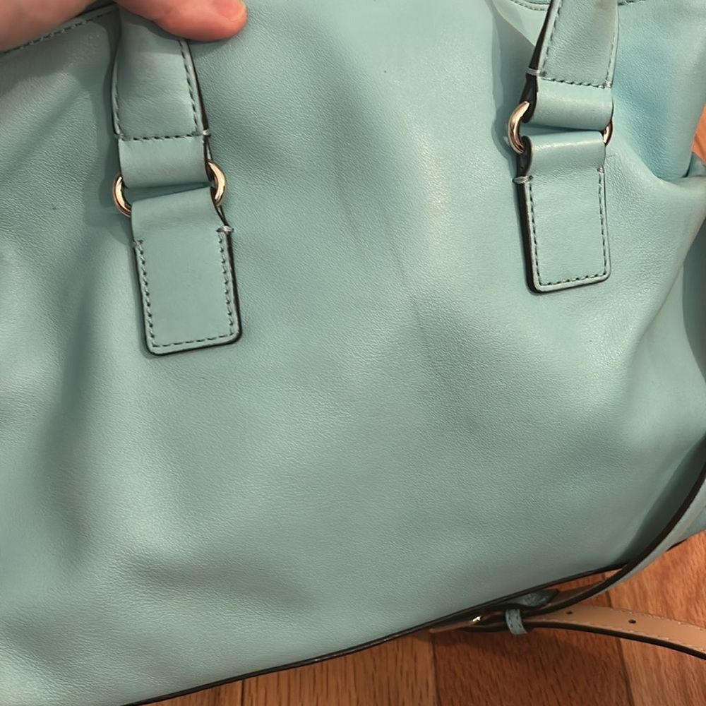 Kate Spade aqua colored Hampton Road Janie purse - Picture 3 of 6